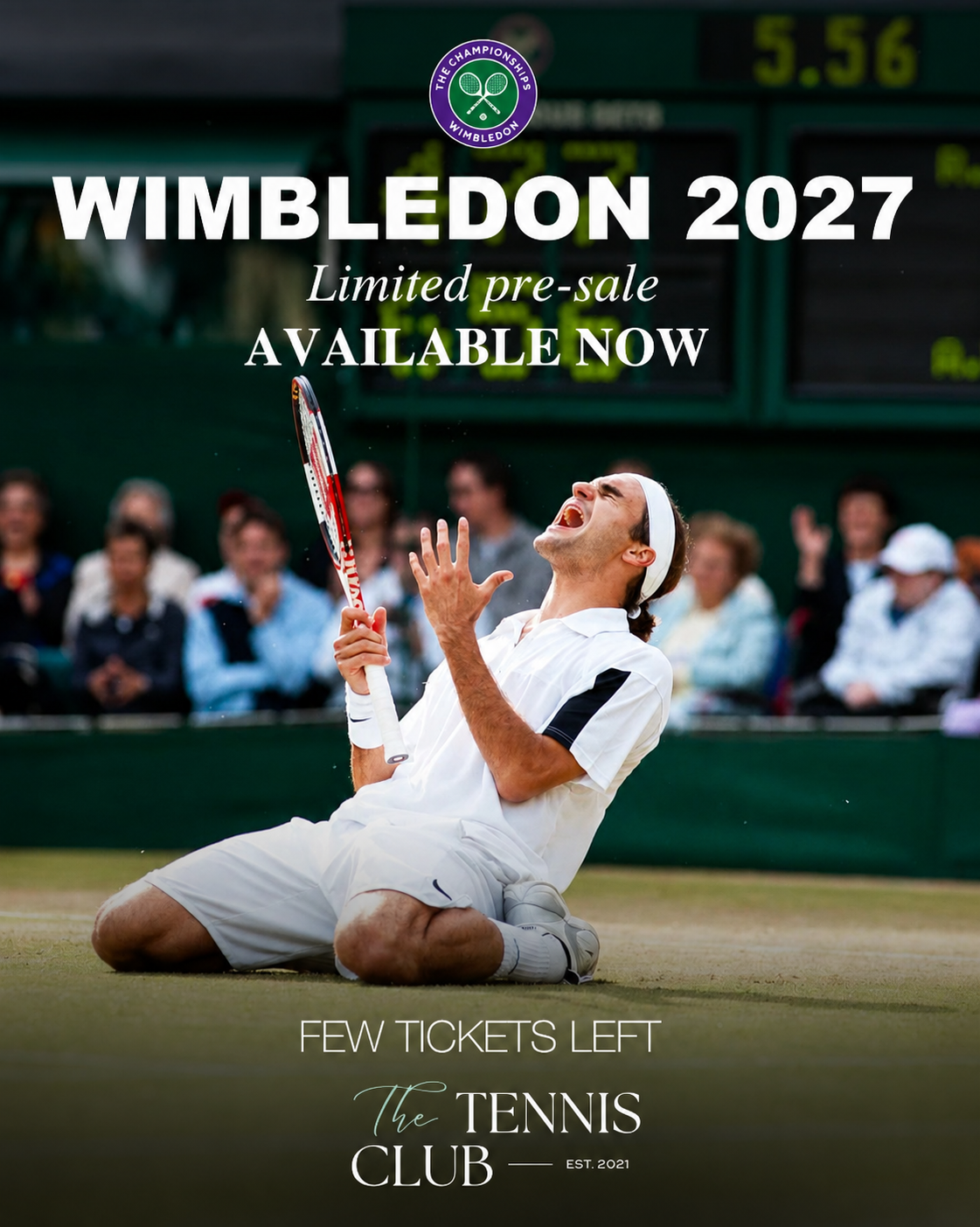 Wimbledon 2027 - PreSale Centre Court Pass